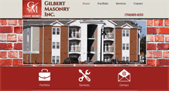 Desktop Screenshot of gilbertmasonryinc.com